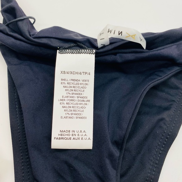 NWT Vitamin A Zuri Bikini Bottom in Black. MSRP $110. Size:4/XS - Picture 5 of 12